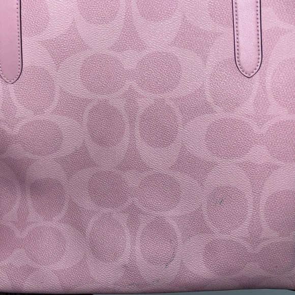 Coach Powder Pink Signature Tote - Picture 4 of 9